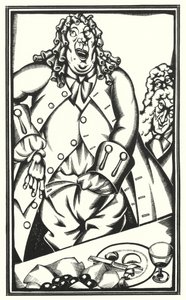 Illustration pour Tristram Shandy de Laurence Sterne