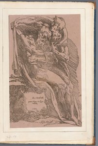 Homme couvrant un vieil homme nu avec un manteau - John B. Skippe