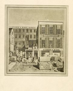Marbrerie de Fisher & Bird, pub. 1836 (gravure) - John Baker