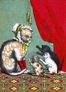 Les trois petits chatons ont perdu leurs mitaines, Illustration de "Three Little Kittens" - John Ballantyne