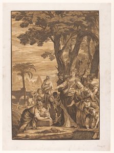 Moïse trouvé par la fille du pharaon - John Baptist Jackson