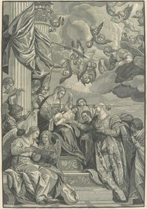 Mariage mystique de Sainte Catherine - John Baptist Jackson