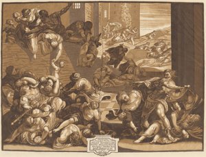 Massacre des Innocents - John Baptist Jackson, after Jacopo Tintoretto