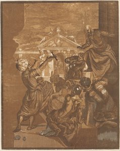 Le Miracle de Saint Marc (côté droit) - John Baptist Jackson after Jacopo Tintoretto