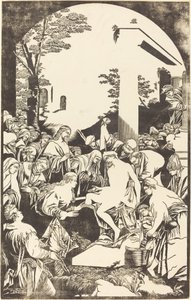 La résurrection de Lazare - John Baptist Jackson after Leandro Bassano