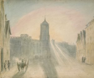 Christ Church depuis St Aldates - John Baptist Malchair
