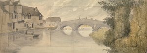 Pont de Hythe, Oxford, 1789 - John Baptist Malchair