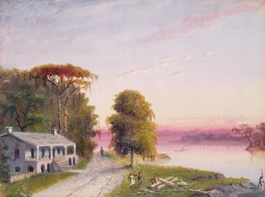 Plantation de la rivière Mississippi - John Barnard