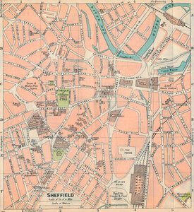 Sheffield, 20ème siècle - John Bartholomew