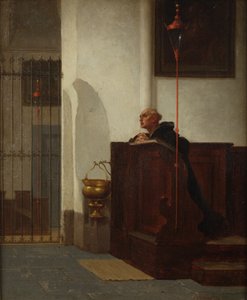 Vieille église, Düsseldorf, 1873 - John Beaufain Irving