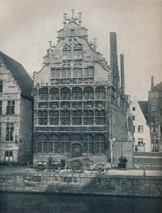 Salle de la guilde des bateliers, Gand, Belgique, vers 1900 1914-1915 - John Benjamin Stone