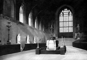 La mise en bière de William Gladstone, Westminster Hall, Londres, 1898