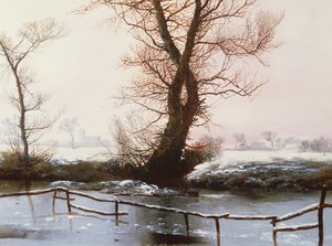 La piscine gelée, 1873 - John Berney Ladbrooke