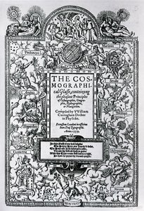 Page de titre du Verre cosmographique, 1559