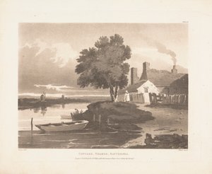 Cottage, Thames, Battersea - John Bluck