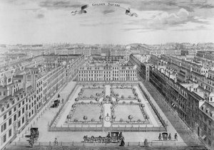 Golden Square, vers 1725