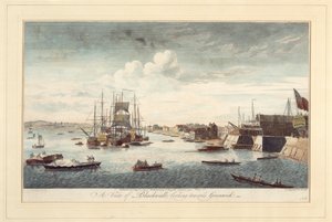 Vue de Blackwall vers Greenwich