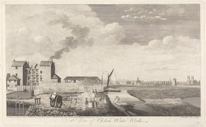 Vue des installations hydrauliques de Chelsea - John Boydell