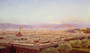 Florence depuis Bellosguardo - John Brett