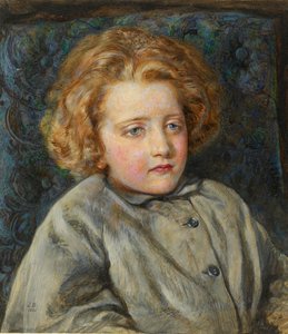Portrait de Laura Theresa Epps Lady Alma-Tadema enfant - John Brett