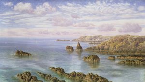 La côte sud de Guernesey - John Brett