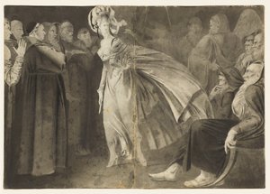 Femme debout parmi les frères recto, vers 1770-1775 - John Brown