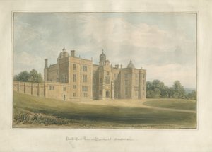 Beaudesert Hall et Parc, 1824