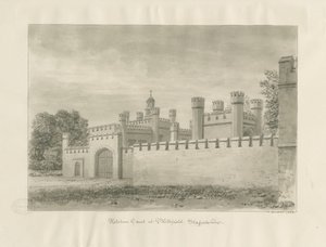 Blithfield Hall - Cour de la Cuisine - John Buckler