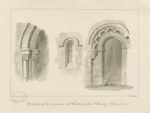 Brewood - Prieuré de Whiteladies (ruine) - John Buckler