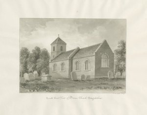 Église de Broom (maintenant Worcestershire) - John Buckler