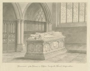 Église de Clifton Campville - Monument Vernon - John Buckler