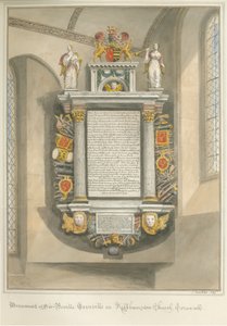 Cornouailles - Église de Kilkhampton - Monument de Sir Bevil Grenville