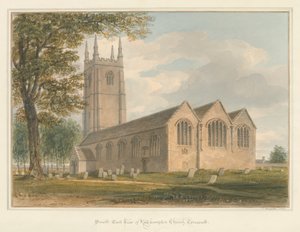 Cornouailles - Église de Kilkhampton, 1827 - John Buckler