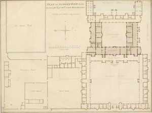Essex - Audley End - Plan, 1815