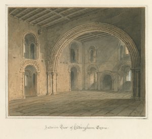 Essex - Hedingham - Intérieur, 1827 - John Buckler