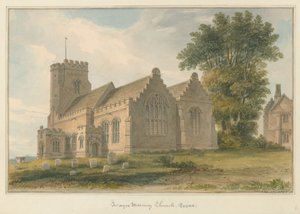 Essex - Église de Layer Marney, 1825 - John Buckler