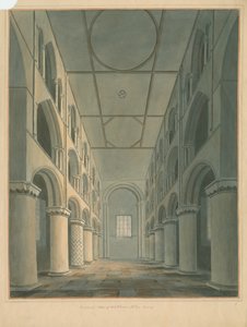 Essex - Abbaye de Waltham - Intérieur, 1802 - John Buckler