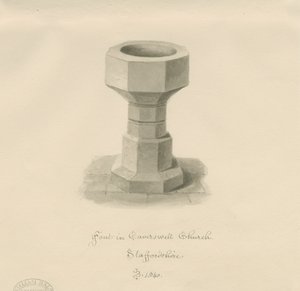 Fonts baptismaux dans l