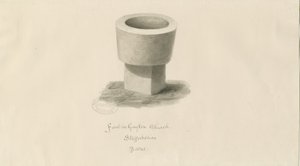 Fonts baptismaux dans l