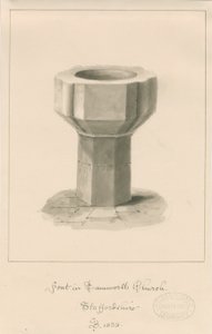Fonts baptismaux dans l