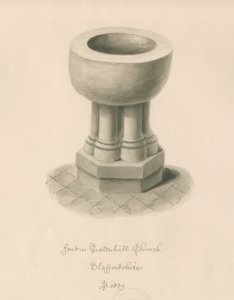 Fonts baptismaux dans l