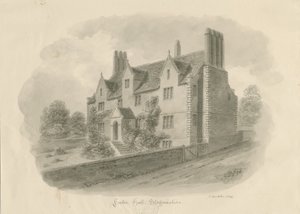 Forton Hall : dessin au lavis