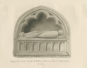Église de Hanbury - Effigie [de Sir John Hanbury]