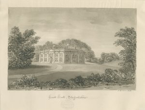 Hints Hall : dessin sépia