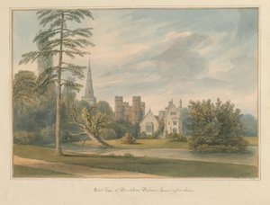 Huntingdonshire - Palais de Buckden, 1799 - John Buckler
