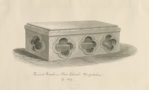 Église Ilam - Tombe de Saint Bertram - John Buckler