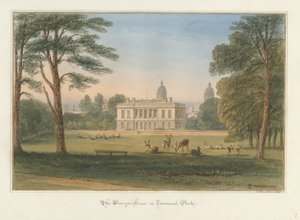 Kent - Parc de Greenwich - Maison du Ranger, 1831 - John Buckler