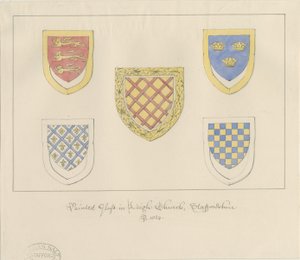 Église de Leigh - Vitrail peint