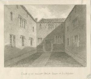 Lichfield - Cour de la vieille maison dans The Close - John Buckler