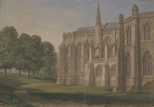 Cathédrale de Lichfield - Vue nord-nord-ouest - John Buckler